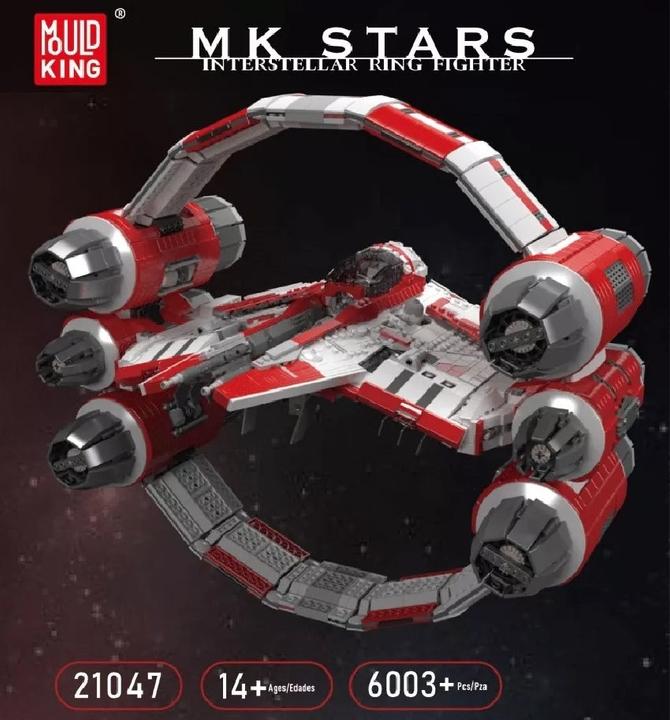 Actual product image Mould King Interstellar Ring Fighter