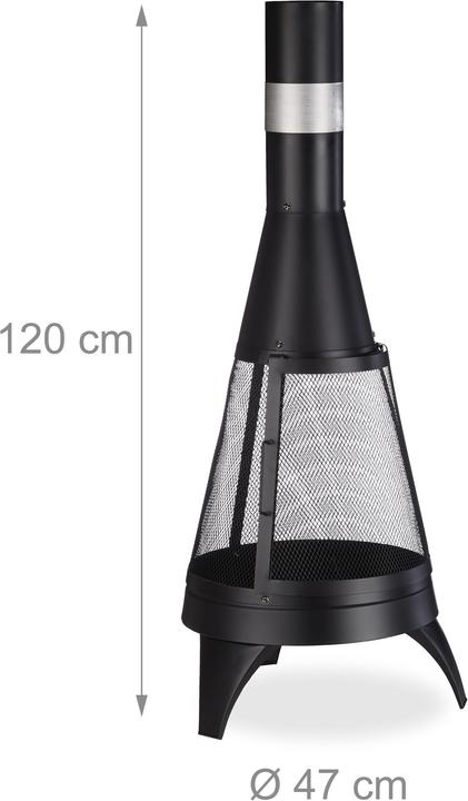 Actual product image Relaxdays Patio oven