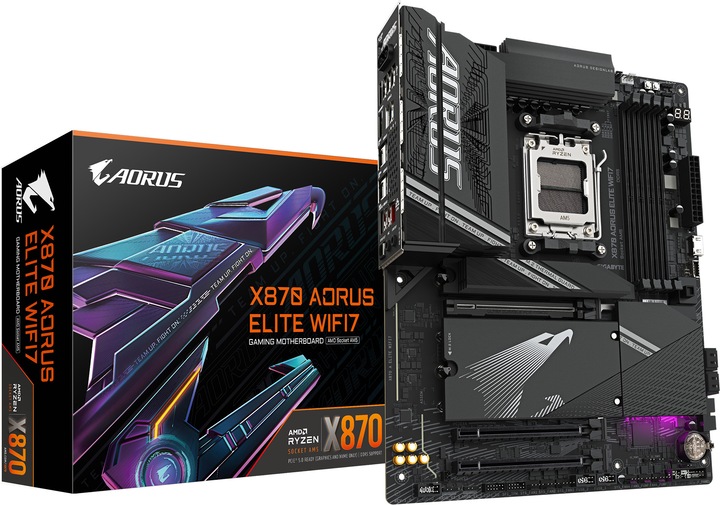 Gigabyte X870 AORUS ELITE WIFI7 (AM5, AMD X870, ATX)
