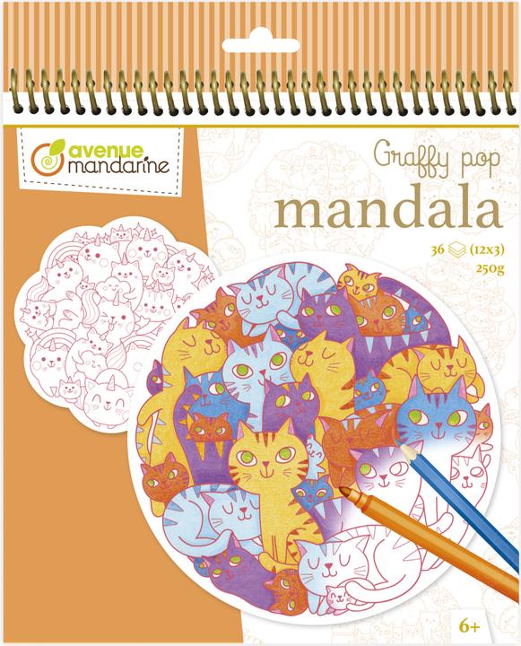 Produktbild My Mandarine Graffy Mandala, Katzen