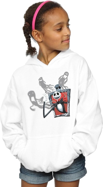 Actual product image Disney Girls Nightmare Before Christmas Ghosts Of Jack Hoodie (116)