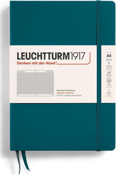 Produktbild Leuchtturm1917 Notizbuch (A5, Kariert, Harter Einband)