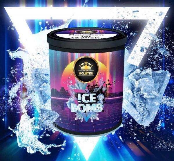 Actual product image Holster Shisha tobacco - Ice Bomb 200g (Mint, Ice)