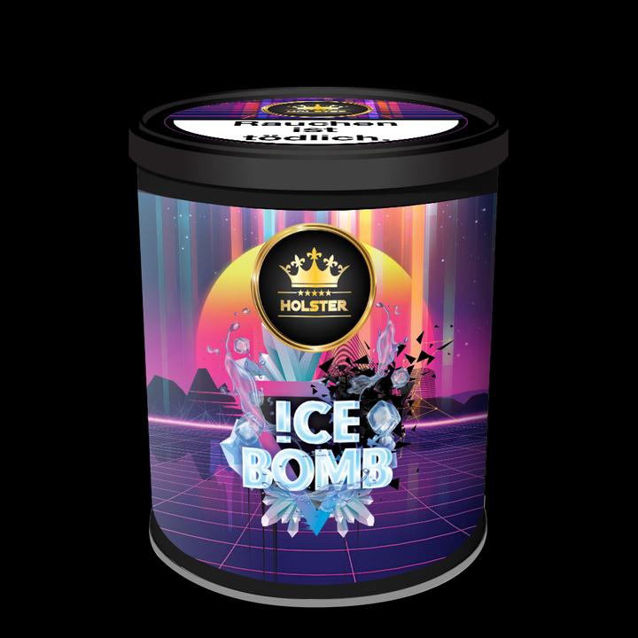 Actual product image Holster Shisha tobacco - Ice Bomb 200g (Mint, Ice)
