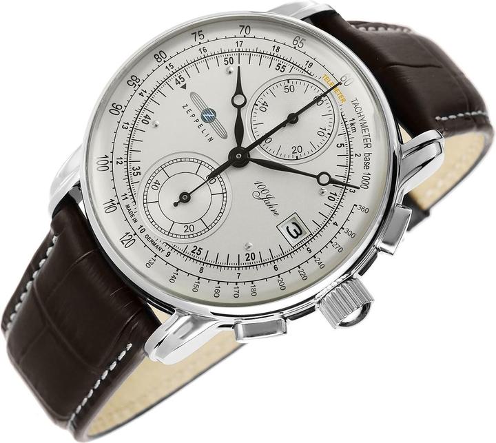 Actual product image Zeppelin 100 years 8670-1 (Analogue wristwatch, Chronograph, 42 mm)