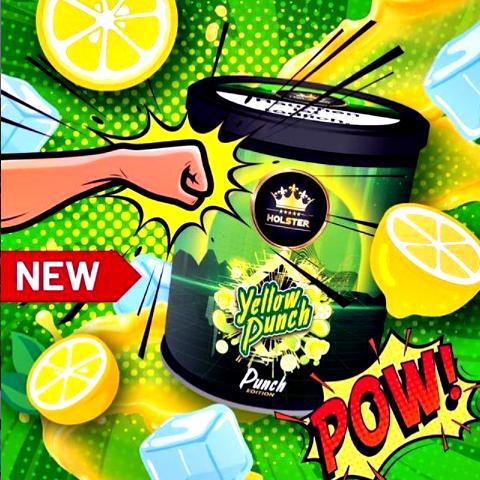 Produktbild Holster Shisha Tabak - Yellow Punch 200g (Zitrone)