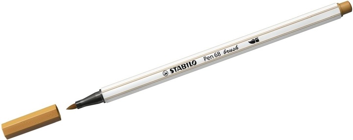 Image du produit STABILO Pen 68 brush Stylo feutre Premium (Ocre, 1 x)