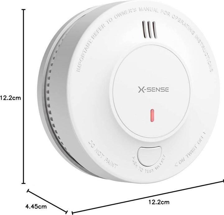 X-Sense Allarme ottico di fumo con sirena integrata 10 pz.