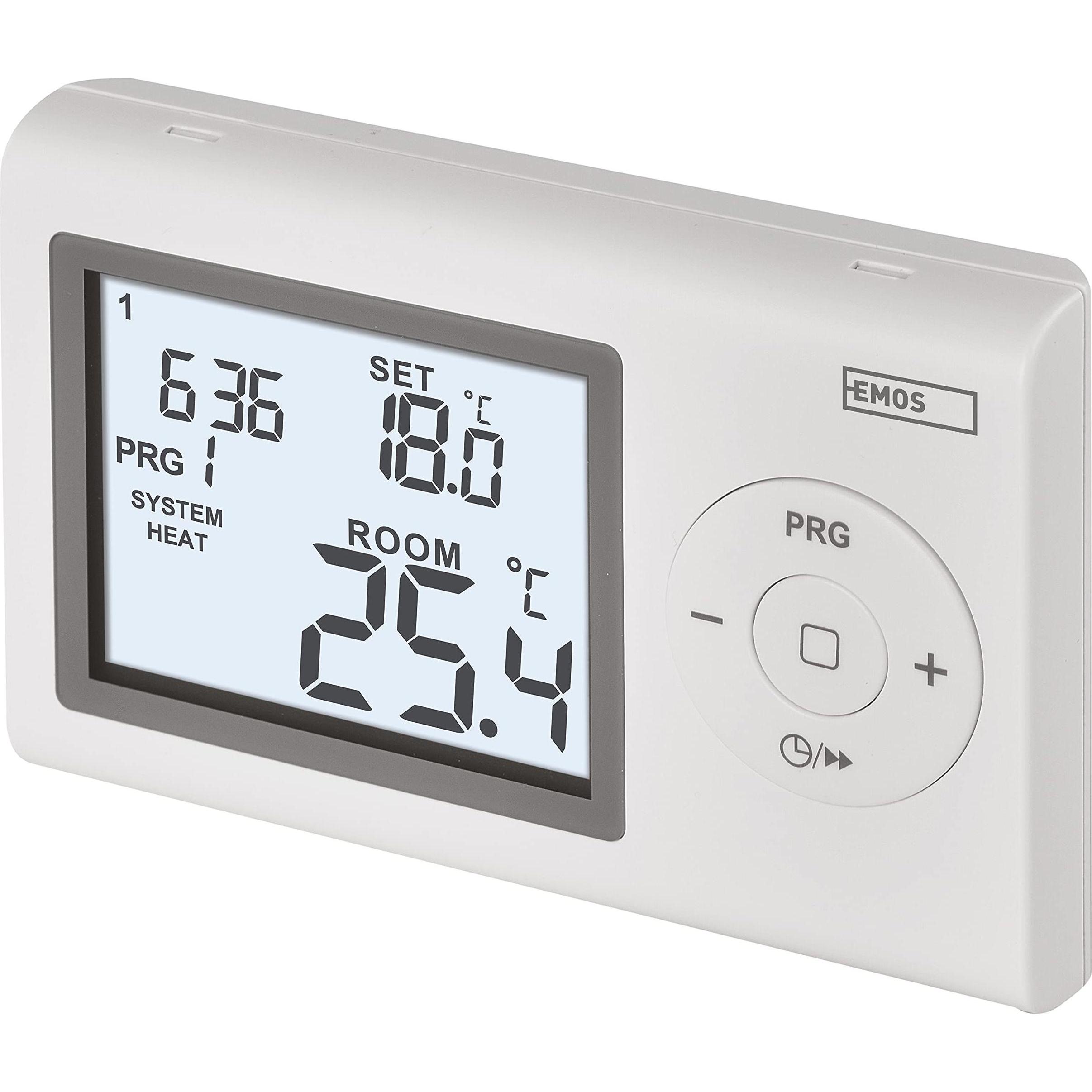Emos Raumthermostat P5607, Thermostat, Weiss