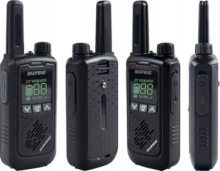 Actual product image Baofeng Walkie-Talkie BF-T17 Black (10 km)