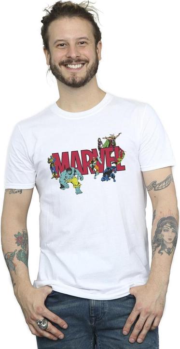 Actual product image Mens Comics Characters T-Shirt (XXL)