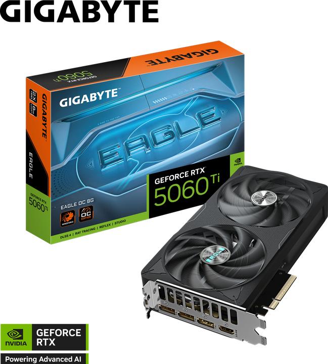 Produktbild Gigabyte GeForce RTX 5060 Ti EAGLE OC 8G (8 GB)