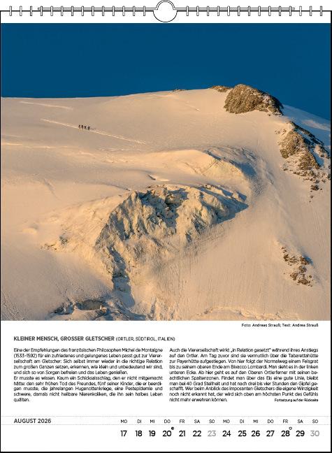 Produktbild Blodigs Alpenkalender 2026 (24 x 32 cm, Harter Einband, Deutsch)