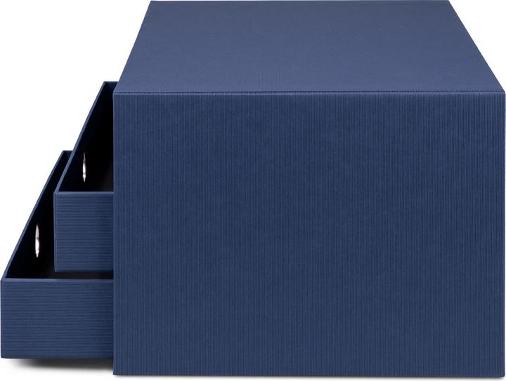 Actual product image Rössler Drawer box Soho navy (A4)