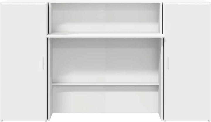 Actual product image VidaXL Reception counter White 180x50x103.5 cm Wood-based reception counter