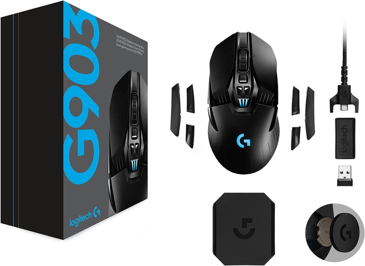 Produktbild Logitech G 903 Lightspeed (Kabelgebunden, Kabellos)