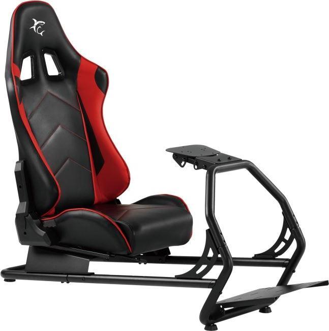 Image du produit White Shark Chaise de jeu pour le cockpit de simulation de King of Speed Racing