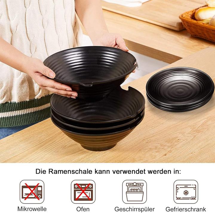 Actual product image Lanbent Ramen bowl set (23 cm)