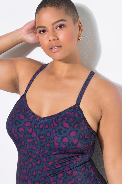 Image du produit Studio Untold Maillot de bain à coques souples, imprimé léopard coloré (54)