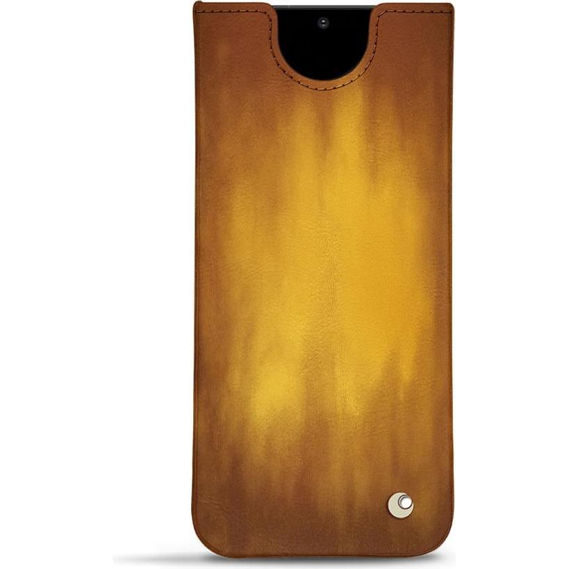 Noreve Lederschutzhülle (Samsung Galaxy S20 Ultra 5G), Smartphone Hülle, Gold