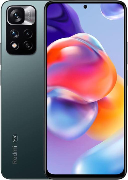 Xiaomi Redmi Note 11 Pro+ 5G (128 Go, Forest Green, 6.67", Double SIM hybride, 5G)