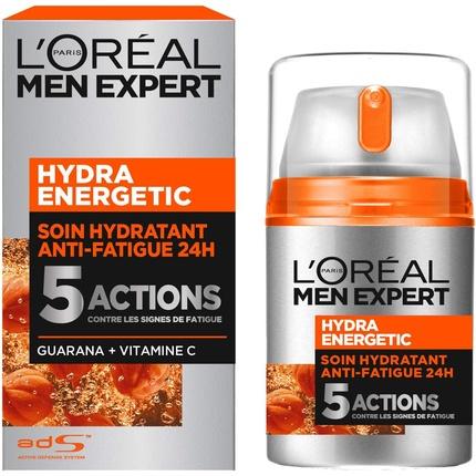 Image du produit L'Oréal Paris Soin Hydratant Énergisant Anti-Fatigue pour Hommes (50 ml, Crème de jour)