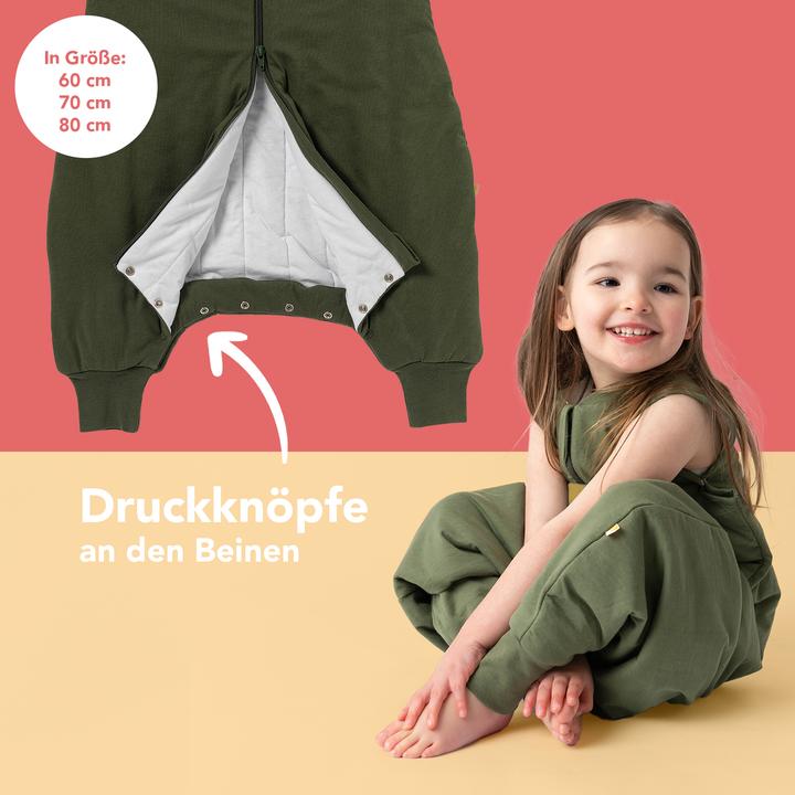 Immagine prodotto Schlummersack Sacco nanna con piedini, 1.0 TOG (1.0 TOG, Primavera)
