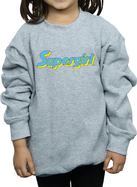 Image du produit - Sweat SUPERGIRL TEXT LOGO - Fille (152, 158)