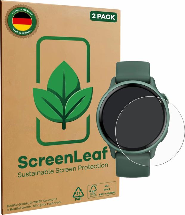 ScreenLeaf Film de protection d'écran, Protection d'écran Écologique, Clear, Anti-Rayures