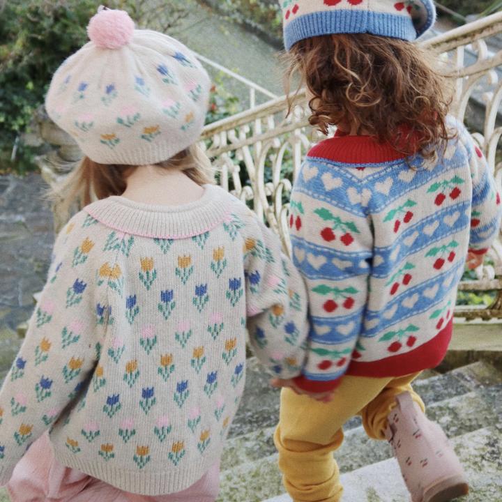 Produktbild Konges Slojd Belou StrickCardigan Tulipe (80)