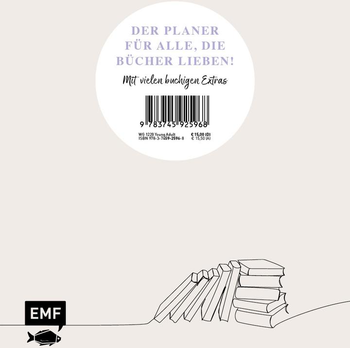 Actual product image Eat, read, sleep, repeat – Mein Jahresplaner 2026: Für alle (21 x 15.5 cm, 1 week / 2 pages)