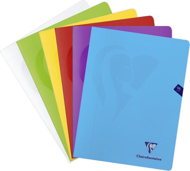 Bleu, Incolore, Jaune, Rouge, Vert, Violet