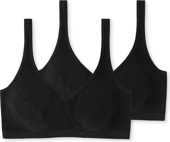 Produktbild Schiesser 2erPack 95/5 Bustier (2er Pack, 75 A)