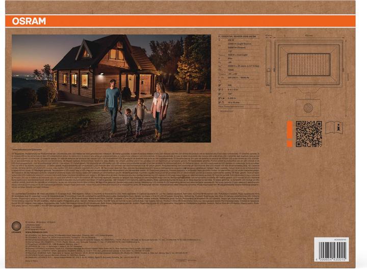 Immagine prodotto Osram Floodlight Essential Sensor 200W 4000K 4099854430015 LED-Aussenstrahler mit (20000 lm, IP44)