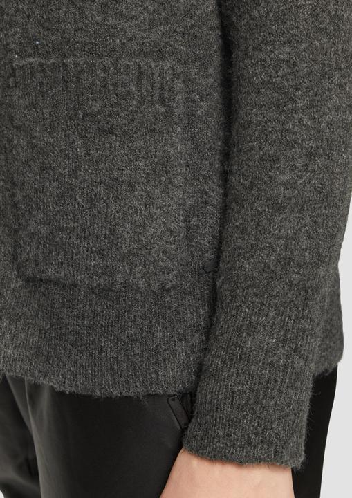Actual product image S.Oliver Strickjacke Flauschiger Cardigan mit Knöpfen (S)
