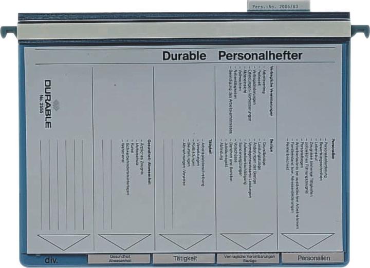 Produktbild Durable PERSONALHEFTER 5 ST 255510 (A4, 5x)