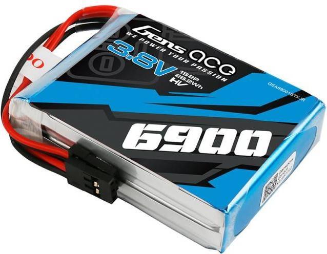 Produktbild Gens Ace 6900mAh 3.8V 1C 1S2P LiPo Battery (3.80 V, 6900 mAh)