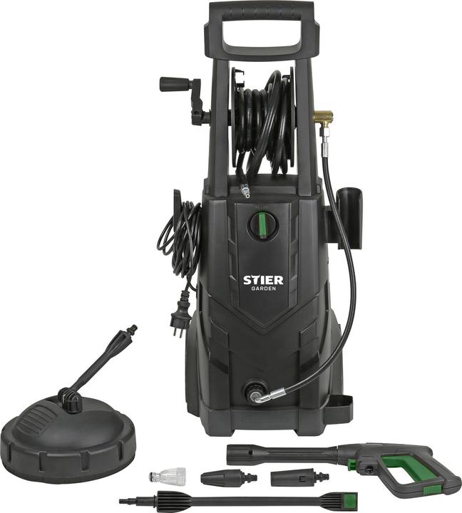 Actual product image Stier Garden STIER SDR-160 high-pressure cleaner, 2200 W, 165 bar, 378 l/h (Electrical connection)