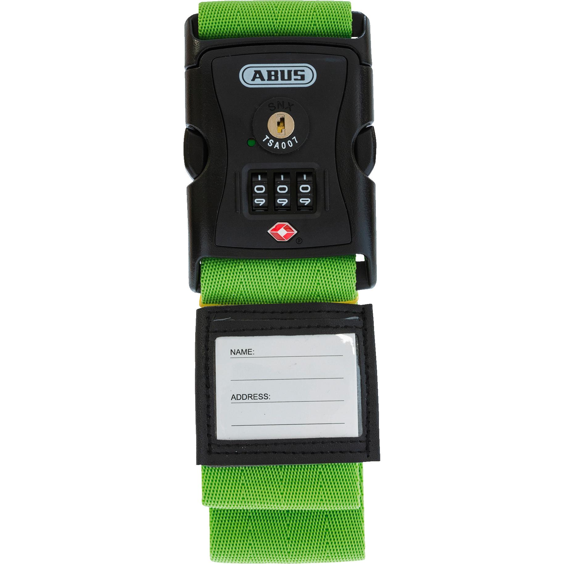 Abus, Reisezubehör, Kofferbänder, Grün, (Kofferriemen)