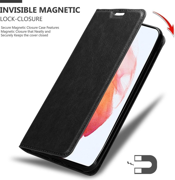 Actual product image Cadorabo Book Invisible Magnet Cover (Samsung Galaxy S21+)