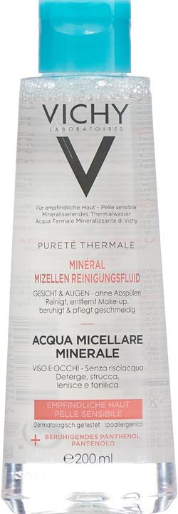 Actual product image Vichy Pureté Thermale Minéral Micellar Fluid (Micelle water, 200 ml)