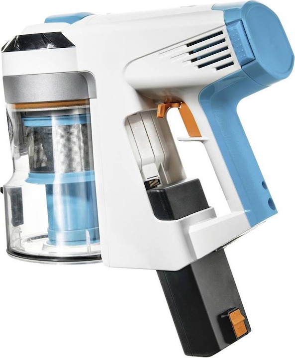 Produktbild Genius X7 Kabelloser Staubsauger, Set 14-tlg. mit EU-Stecker, türkis-weiss