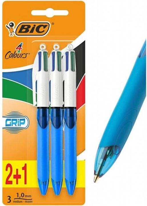 Actual product image Bic Kugelschreiber (Blue, white, 3x)