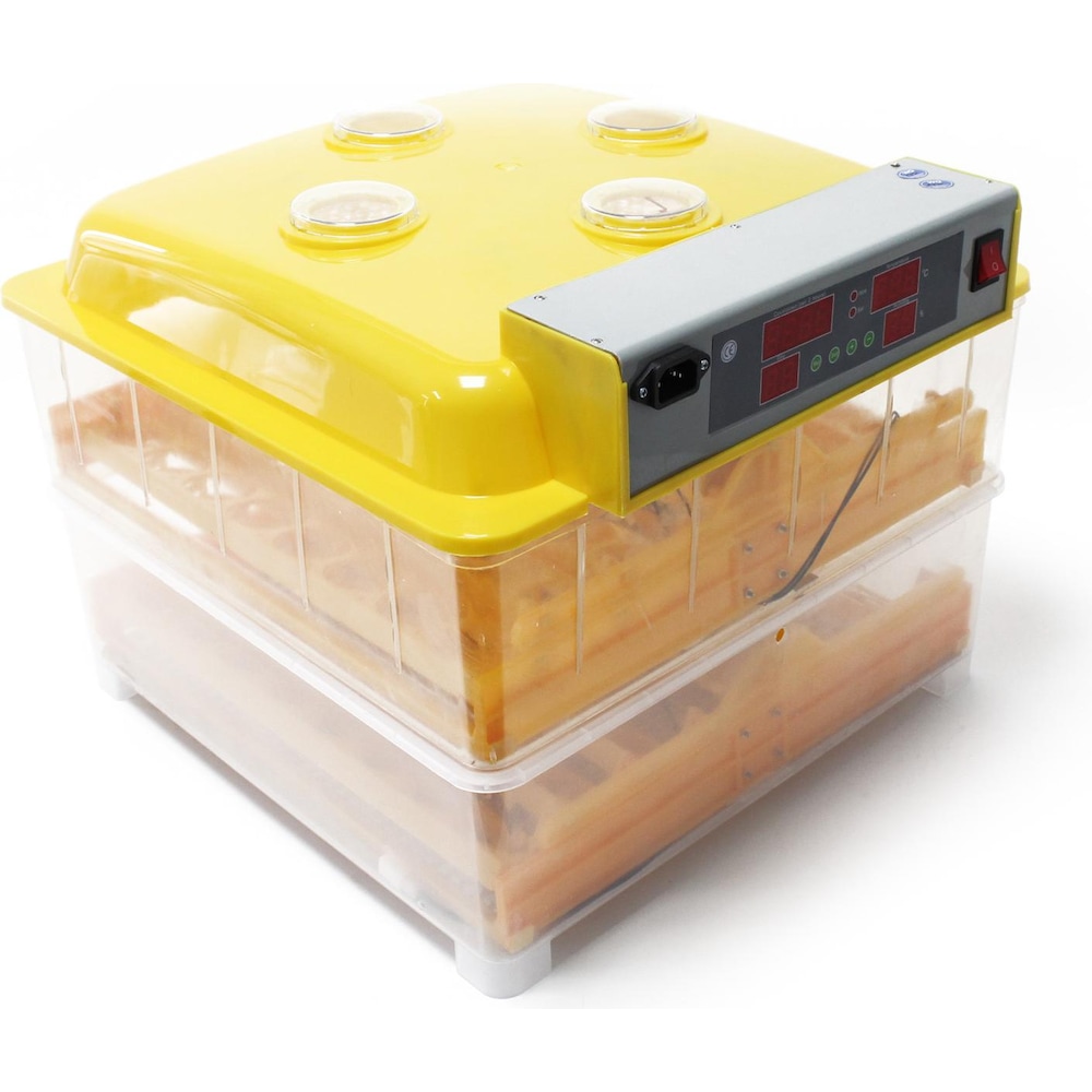 Wiltec Automatische Brutmaschine 96 Eier Brutapparat Flächenbrüter Inkubator Brüter, Terrarium
