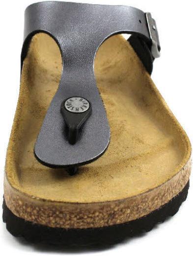 Actual product image Birkenstock Gizeh BF Metallic Black (38)