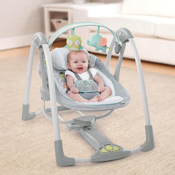 Produktbild Ingenuity Babywippe Hugs & Hoots, bis 9Kg