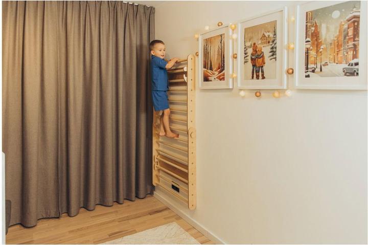 Actual product image Duck Woodworks Climbing triangle wall set