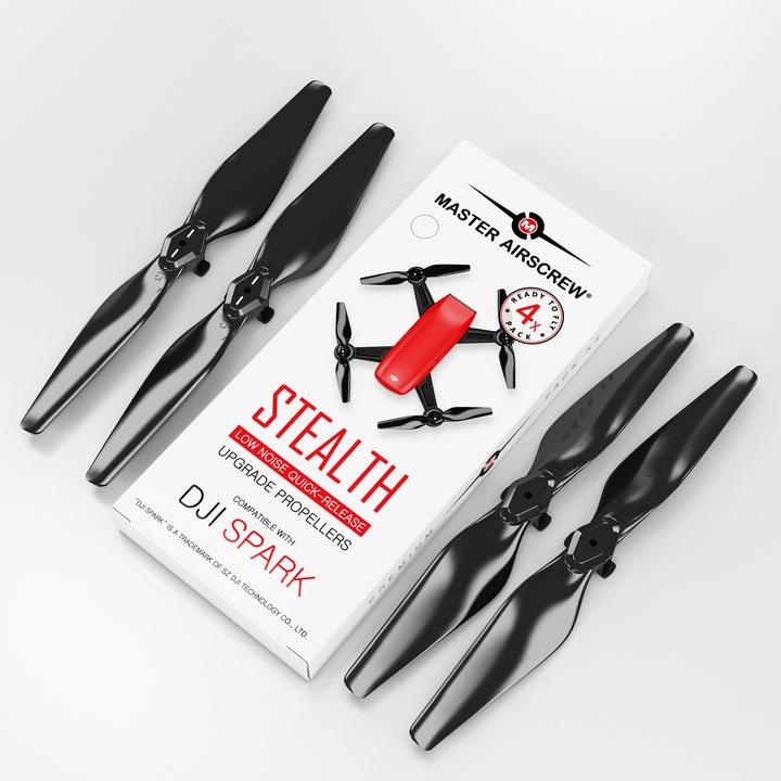 Actual product image Master Airscrew Propeller Stealth 4.7x2.9 Black Spark
