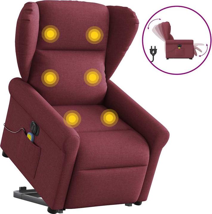 Image du produit vidaXL Massagesessel mit Aufstehhilfe