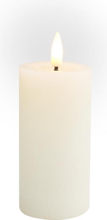 Produktbild VBS LED-Echtwachskerze "10 x 5 cm", mit Timer 6/18 Std.